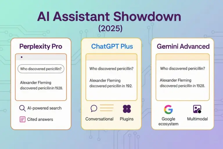 Perplexity Pro vs ChatGPT Plus vs Gemini Advanced: Which…