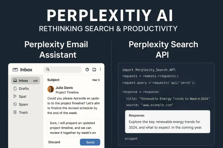 Perplexity AI Launches Email Assistant and Search API to…
